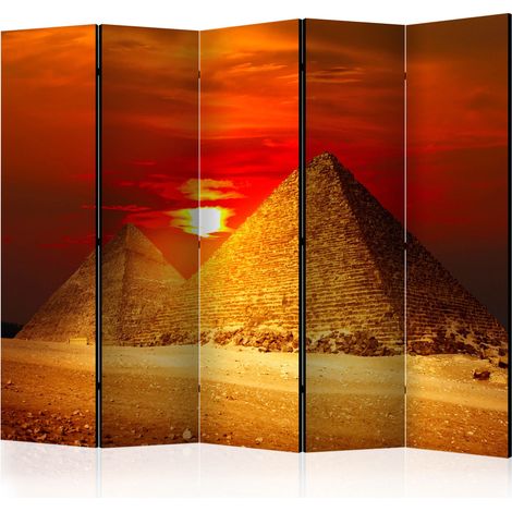 Paravento - The Giza Necropolis - sunset II [Room Dividers] - 225x172 (1/4)