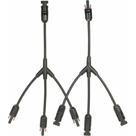 daptateur De Connecteur De Cable De Panneau Solaire Mc4 Branche Y, 1 Paire M/FFF Et F/MMM - 1 Paire M/FFF Et F/MMM (1/4)