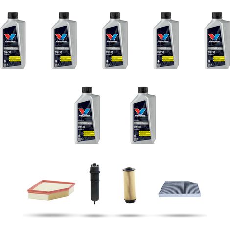 Kit tagliando 4 FILTRI e 7L OLIO compatibile con Bmw x4 (G02,F98) 30dx hybrid 183kw dal 2020 (1/5)