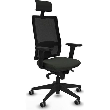 piqueras-y-crespo Horna chaise bureau noir confortable (1/3)