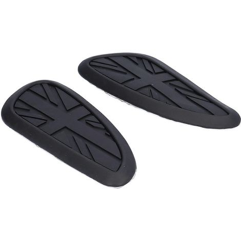 Autocollant caoutchouc protection réservoir essence pour Bonneville T100 T120, Speed Twin, Street Scrambler – Noir, antidérapant et résistant. (1/4)