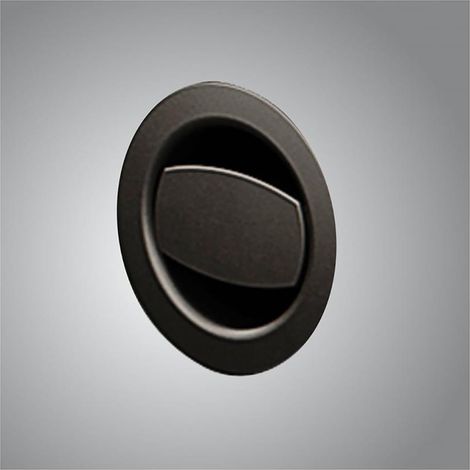 Systemceram Überlauf rund schwarz für Juna-Serie (1/2)