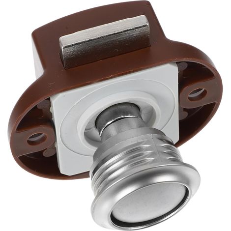 Verrou de porte sans clé à bouton, car, loquet à bouton (1/5)
