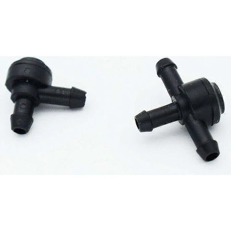 Raccord de lave-glace 2 et 3 voies pour Mercedes-Benz C30, C70, S40, S60, S80, V50 et V70. (Noir) (2 pièces) (1/5)