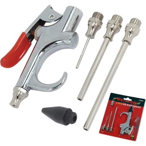Neilsen Air Blow Gun Compressed Line Duster Nozzle Tool Compressor Kit