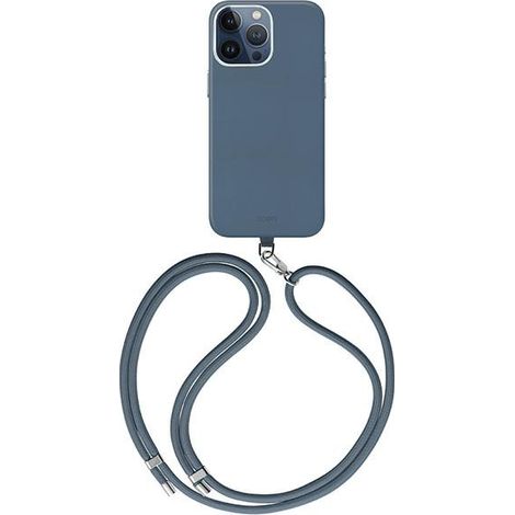 Funda UNIQ Coehl Muse para iPhone 15 Pro Max de 6,7" con carga magnética, color azul/zafiro. (1/2)