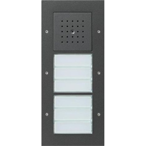 GIRA 126867 Türstation AP 6fach Türkommunikation Anthrazit-'1021776' (1/5)