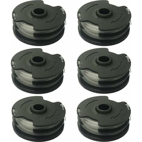 Ersatz-Fadenspulen für die Akku-Freischneider Parkside PRTA 20-Li A1/B2/C3, PRT 300 A1 und PRT 550 A1/A3 (6 Stück) - LIAIKI