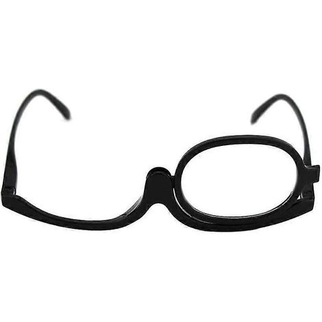 Monocle unisexe pliable à rotation à 180° avec loupe pour maquillage et lecture-3.00 Diopter-Black (1/5)