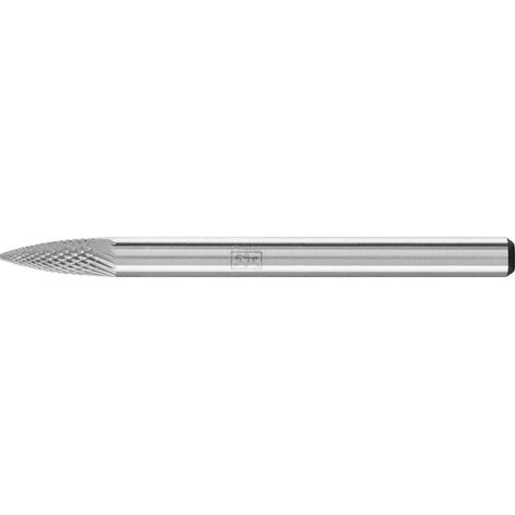 PFERD TOOLS Hartmetall Hochleistungsfrässtift MICRO Spitzbogen SPG Ø 03x07 mm Schaft-Ø 3 mm Feinbearbeitung