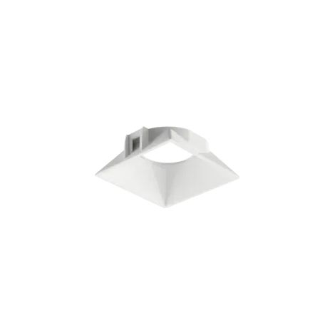 Ideal Lux Faretto Quadrato Zeus 1 luce Bianco Materie Plastiche