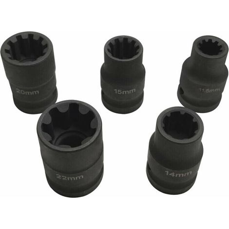 royaluxe -Volkswagen Audi Porsche etrier de frein VAG 7 flower 10 flower socket set manchon special 5 pieces set ZK-056 (1/5)