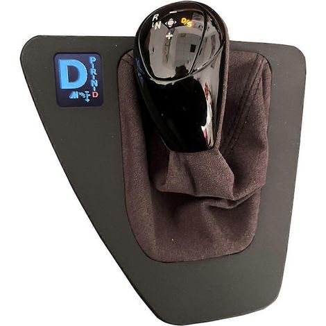 Panneau de boîte de vitesses, pommeau de levier de vitesses à LED pour BMW E90 E92 E93 M3, accessoires de levier de vitesses modifiés, noir brillant (1/5)