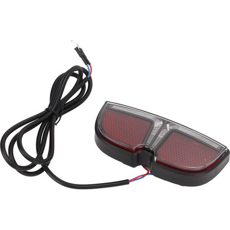 Feux arrière vélo électrique 6V, éclairage nocturne avertissement, équipement cycliste, accessoire moteur port lame (1/5)
