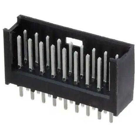 Connettore Modu II maschio 9x2 vie da circuito stampato