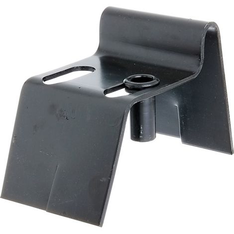 Butée d'arrêt 100 x 150mm noir - Alberts (1/2)