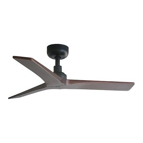 KLIM S Ventilador sin luz negro/nogal Ø92cm