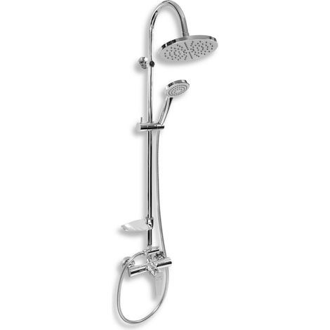 Novaservis Duschsets - Brausegarnitur mit Armatur, Anschluss oben, Chrom SET040/96,0