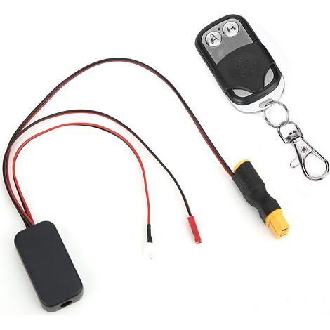 Télécommande de treuil pour voiture RC 1/10 SCX10 D90 D110 TF2 TRX4 KM2, accessoire avec fiche XT60C (1/5)