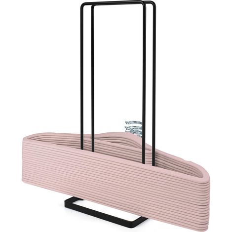 Appendiabiti robusto, può contenere fino a 110 grucce, salvaspazio, portatile, ideale per lavanderie e armadi. (1/5)