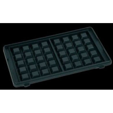 Plaque à gaufre inférieure pour gaufrier et croque-monsieur – Cuisson uniforme – Compatible avec modèles SW854D16, SW852D12, SW857D12 - SS-994714