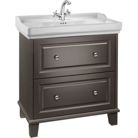 ROCA A851369417CARMEN UNIK Mueble + Lavabo 2 Cajones Negro - ref: A851369417 (1/2)