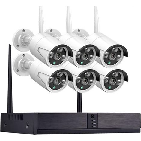 Système de caméra de sécurité à domicile 8CH WIFI NVR système de vidéosurveillance P2P 3.0MP AI ensemble de caméras Audio détection de visage étanche caméras de sécurité extérieures Kit de vidéosurvei (1/5)