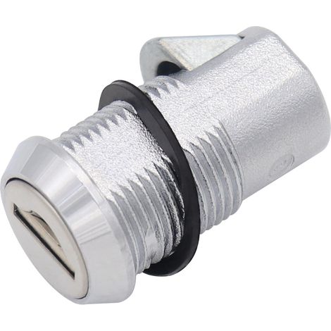 Lot de 6 serrures à cylindre en zamak chromé – Sécurité pour armoires de bateau, compartiments électriques et portes d’accès (1/5)