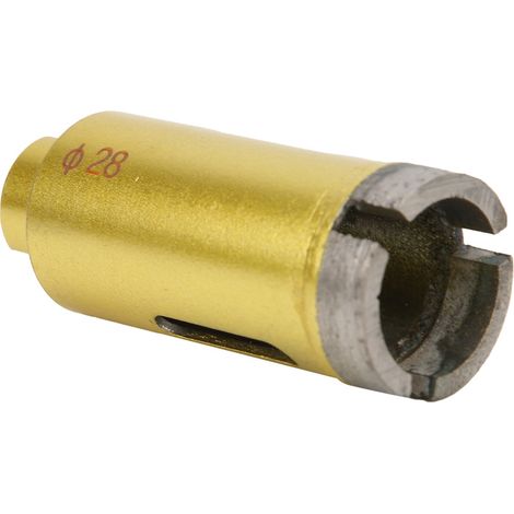Foret diamant pour marbre céramique carrelage mur verre, scie cloche pour meuleuse, 25mm/28mm (1/5)