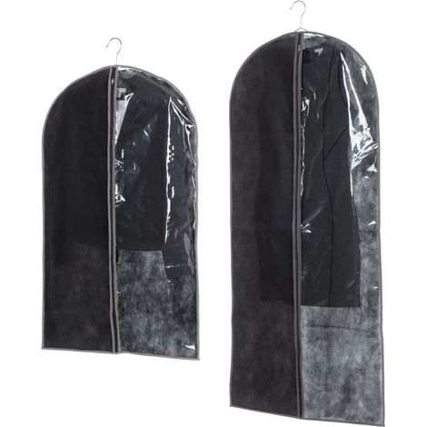 Lot de 4 housses de vêtements