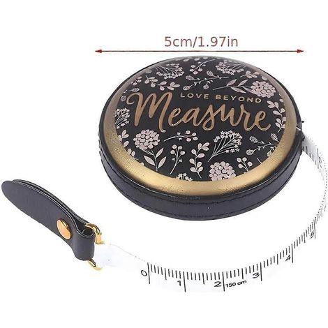 Mètre ruban télescopique portable style vintage de 1,5 m (lot de 5) (1/5)