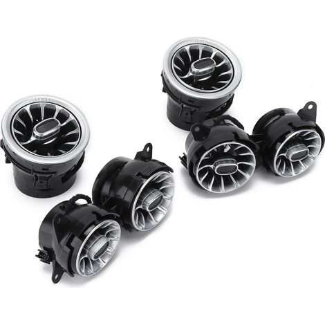 Lot 6 LED 64 Couleurs Turbine Ventilation Ambiance Intérieur Compatible Mercedes Classe S W222 2018-2020 (1/5)