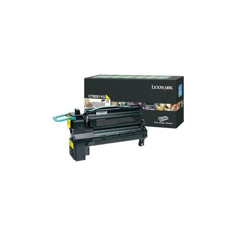 Lexmark Tonerkartusche C792de, C792e, C792dhe, C792dte, yellow, C792X1YG, 20000K (C792X1YG) (1/5)
