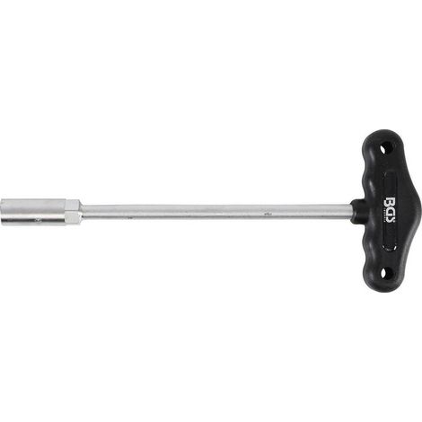 Clé à Douille en T 13 mm - Six Pans - Prise Ferme et Confort d Utilisation, Acier, Zones Difficiles - D-Work