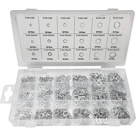 Assortiment 720 Rondelles Métalliques (1/3)