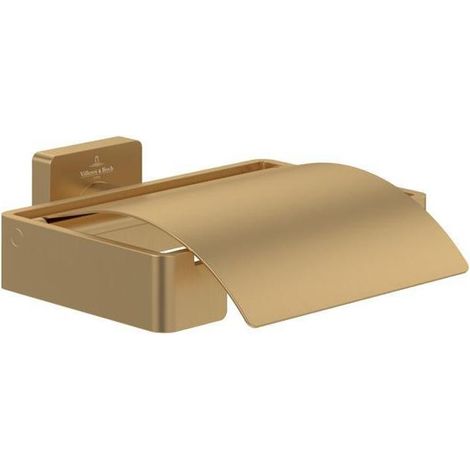 Villeroy & Boch Elements - Striking Toilettenpapierhalter mit Deckel (1/3)
