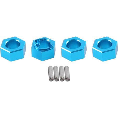 A949-11 Axes de moyeu de siège hexagonaux en aluminium de 7 mm, pièces de mise à niveau pour A949 A959 A969 A9 à l'échelle 1/18 (1/5)