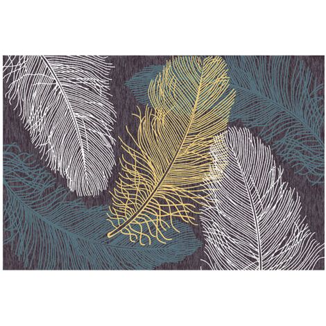 Paillasson de Porte Non Glissante Tapis Entree de Porte Durable Paillasson Interieur de Porte Doux Lavables pour La Salle de Bains Extérieure Salon Courtyard 5080CM