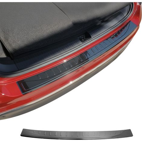 OMAC Ladekantenschutz Stoßstangenschutz für VW Tiguan II / Allspace 2016-2023 – Edelstahl dark Chrom (1/5)