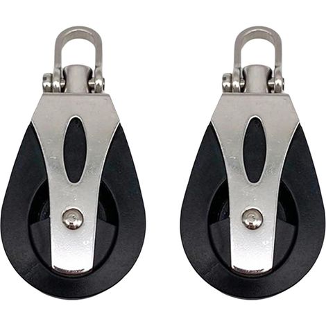 2X Poulie en Acier Inoxydable en Nylon pour Voilier, Roulement à Billes, Poulie, Poulie, Corde Marine, Accessoire pour Bateau (1/5)