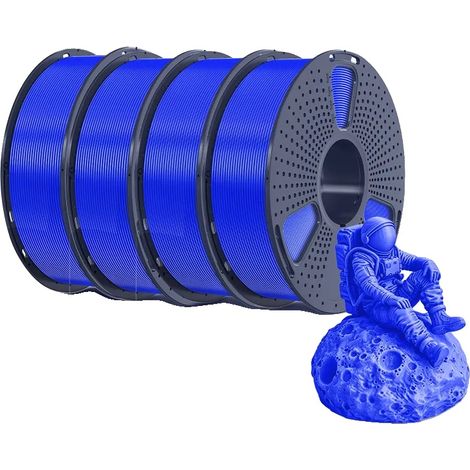 Filamento per stampante 3D, ad alta resistenza, meno filamento, PETG blu (1/2)