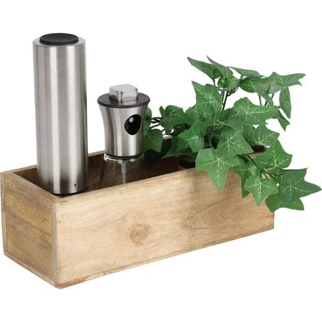 BURI Aufbewahrungsbox Mangoholz Holzkiste Organizer Holzbox Aufbewahrungsbehälter Sammelbox Universalbox Lagerbox (1/4)