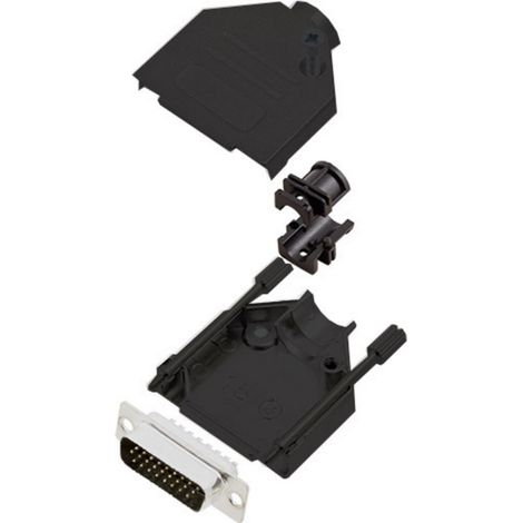 encitech DTZK15-BK-HDP26-K 6355-0102-02 D-SUB Stecker 180 ° Polzahl: 26 Lötkelch 1 St.