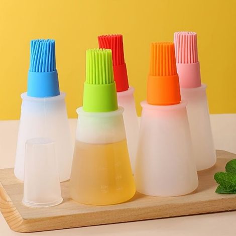Brosse À Graisser - Silicone Alimentaire - Pour Grill, Boulangerie Et Cuisson À L'huile - Lot De 3 (1/3)
