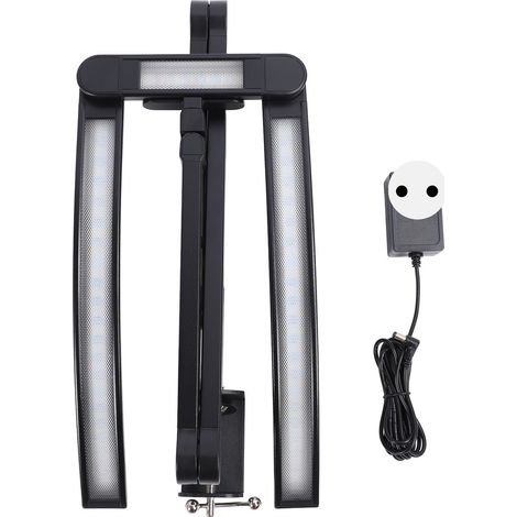Lampe de bureau d'architecte 3000 à 6500K, Angle réglable et réglable automatiquement, lampe de lecture pour le soin des yeux, prise ue 100-240V (1/5)