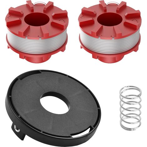 2 - Bobine De Rechange - Fil Nylon - Pour Débroussailleuse Einhell Ge-ct Et Agillo - Diamètre 2 Mm Longueur 8 M - Noir (1/5)