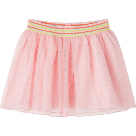 Jupe avec tulle pour enfants rose clair 128 (1/5)