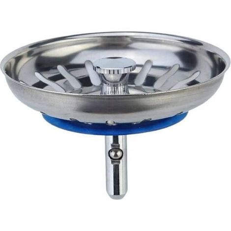 Évier universel 80 mm - panier de vidange bouchon de vidange inox bouchon d'évier crépine d'évier - bouchon de vidange évier de cuisine bouchon de vidange évier de cuisine - inox