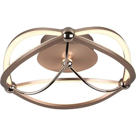 Plafón Led Charivari Bow Latón Ø41 cm Trio Lighting (1/3)