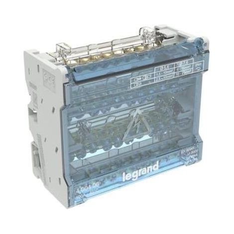 LEGRAND 400406 4P 100A 10 Ausgänge modularer gestaffelter Sammelschienenverteiler 6 Module